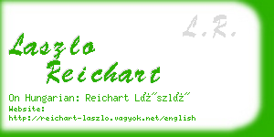 laszlo reichart business card